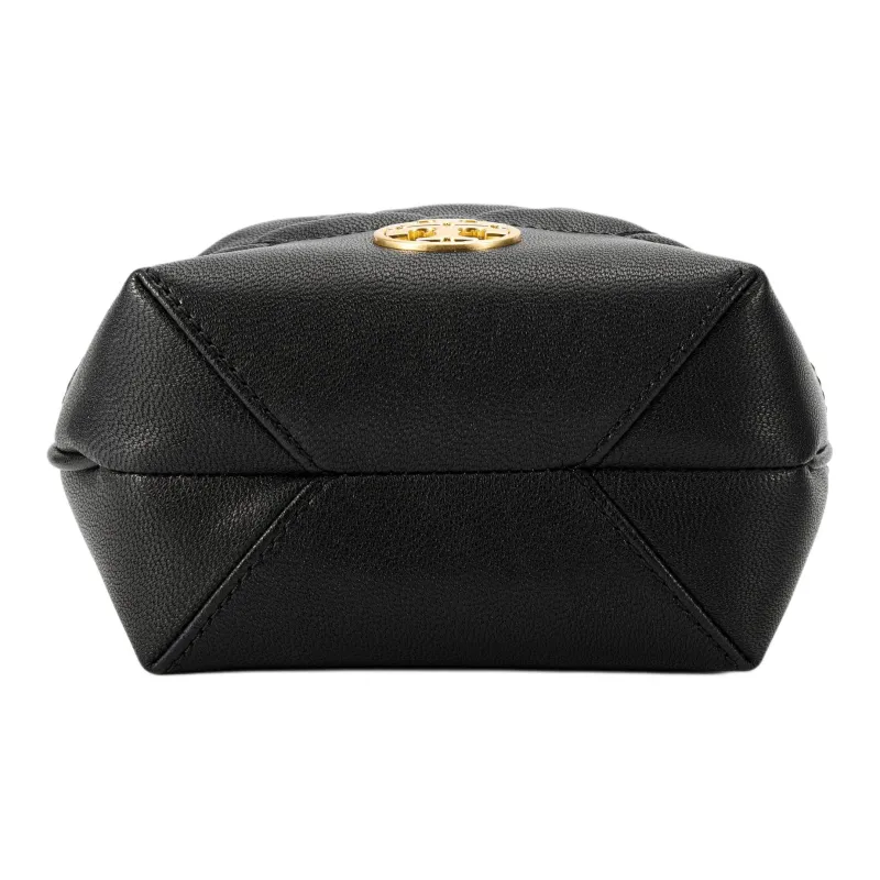 TORY BURCH TB Willa Sheepskin Bucket Bag, Shoulder Bag, Crossbody Bag, Handbag Mini Women's Black-3