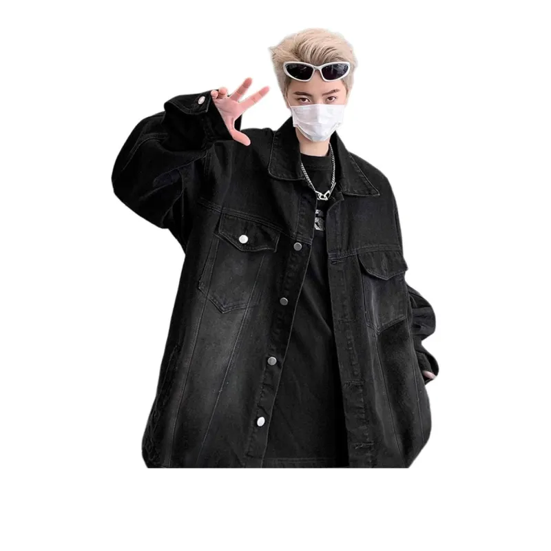 PAINT STAIN Denim Jacket Unisex-12