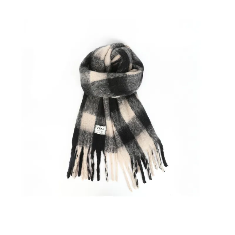 PEAK RIGHT Series Polyester Knit Scarves Unisex-1