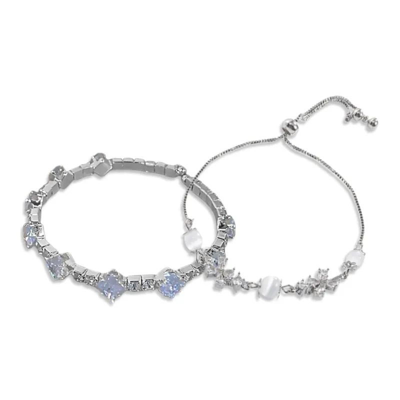 RINGLOVE Zircon Bracelets Women's-0