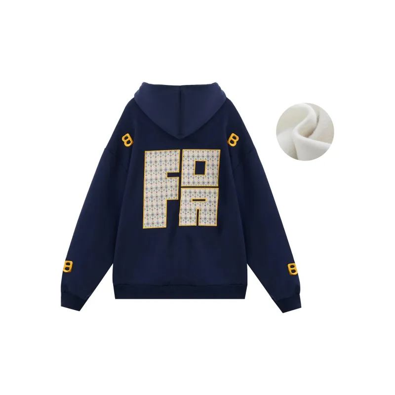FOASIS Sweatshirt Unisex Navy Blue-6