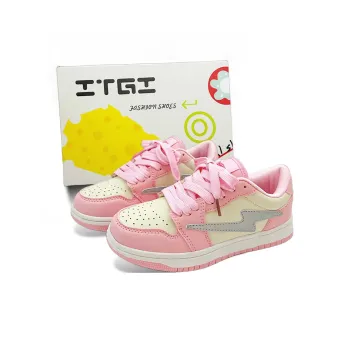ITGI Balance Cushioning Low Top Skateboard Shoes Women's Silver Pink