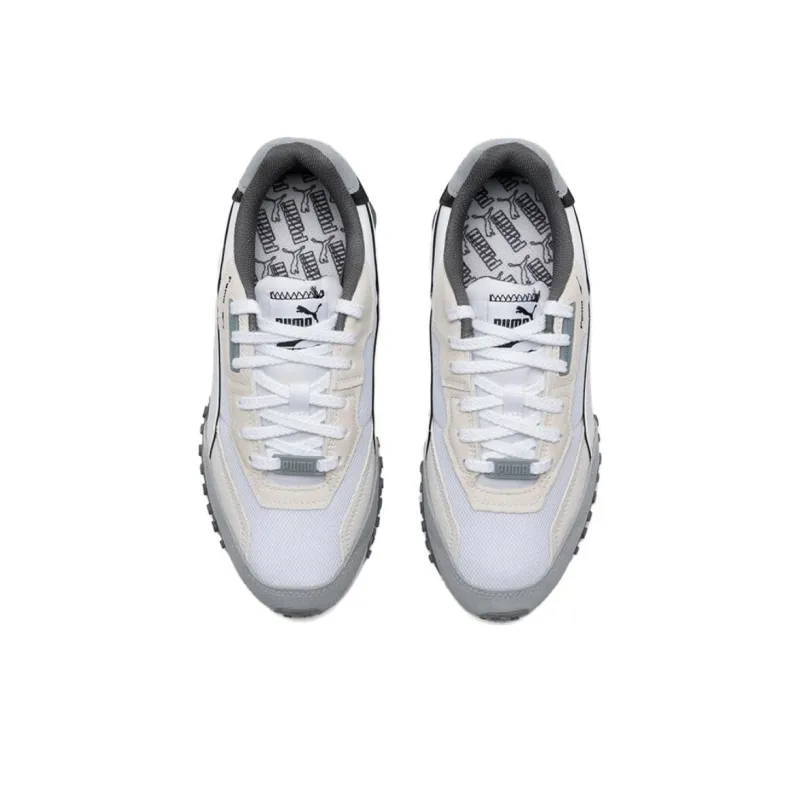 PUMA Blktop Rider Anti Slip Wear Resistant Low Top Casual Shoes Unisex Greige-2