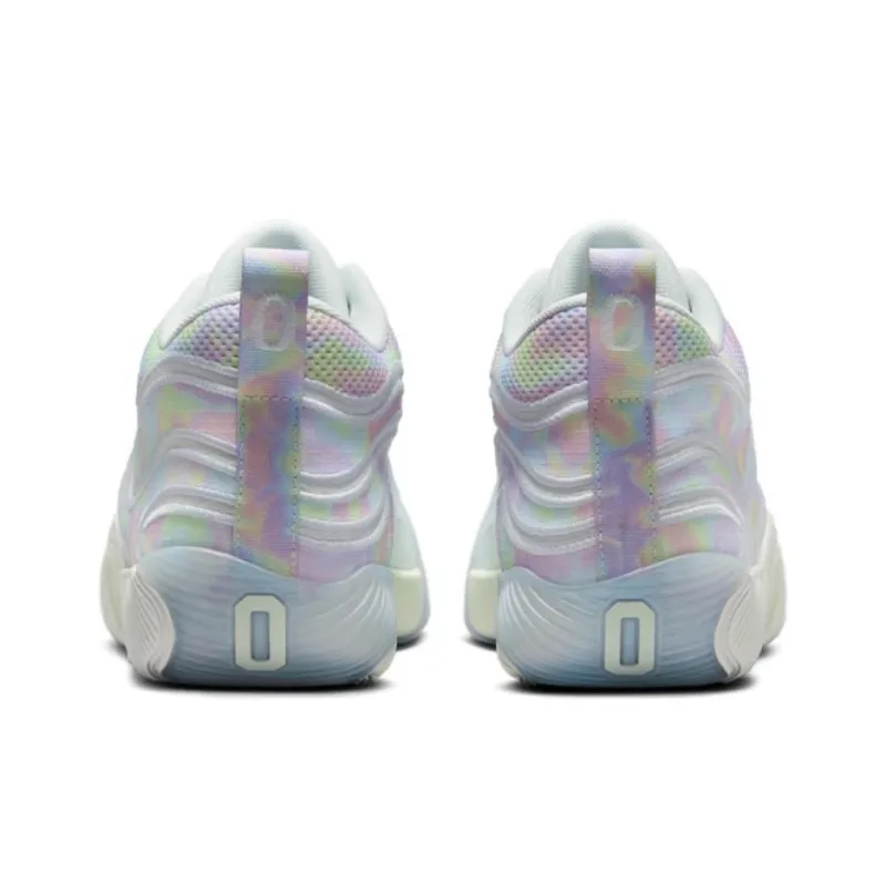 Jordan Tatum 3 Anti-Slip Wear-Resistant Mid-Top Basketball Shoes Men's White Pink-3
