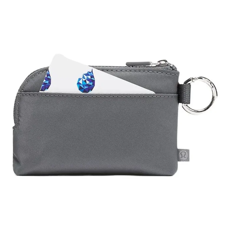 Lululemon Nylon Card Holder Women's Gray-1
