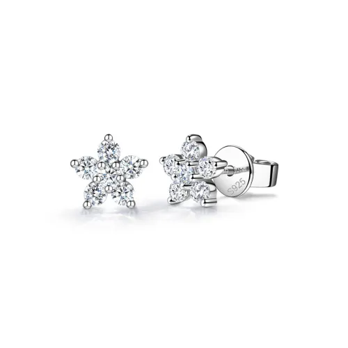 FANCI S925 Silver Stud Earrings Women's