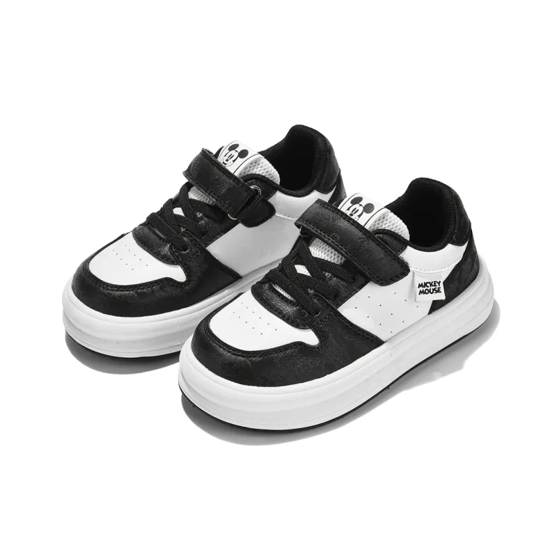 Disney Mickey Series Anti Slip And Wear Resistant Lightweight Low Top Skateboard Shoes Women's-3