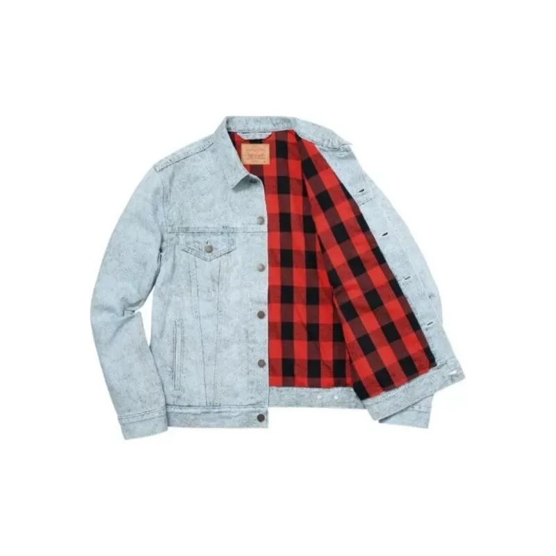 Supreme Levi's Snakeskin Trucker Jacket-2