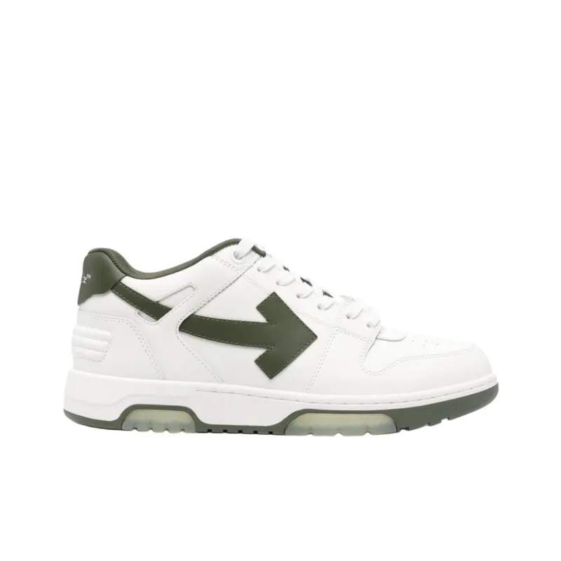 OFF WHITE Out Of Office Low Top Skateboard Shoes Men's White-1