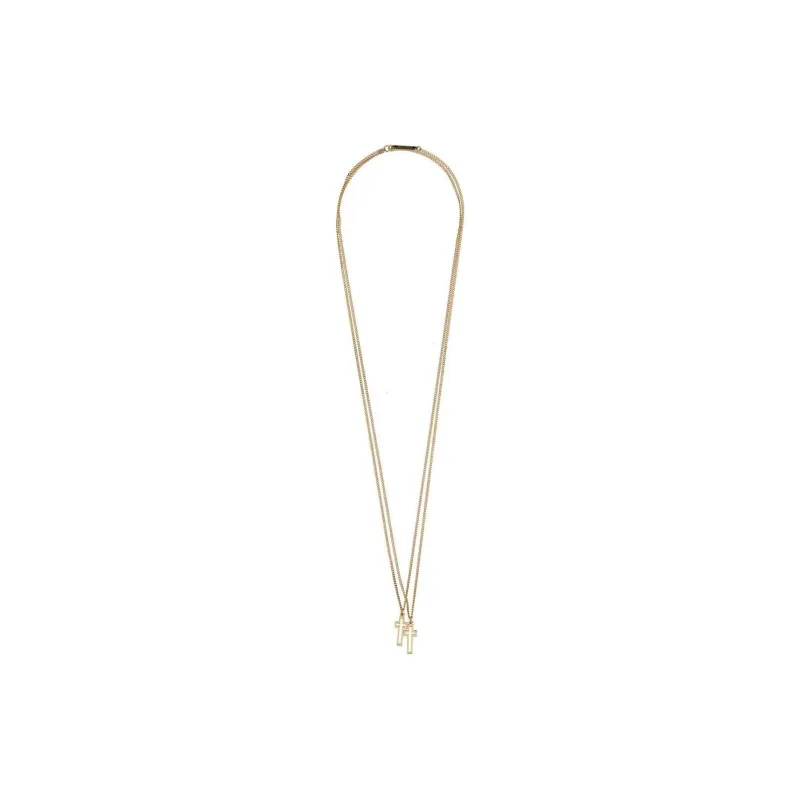 DSQUARED 2 Double Layer Jesus Necklace-2