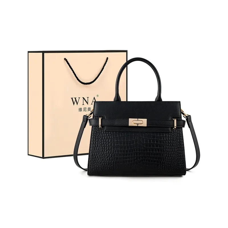 Vigno Synthetic Leather Handbag One Shoulder Crossbody Tote Pack Regular Women's Apricot-12