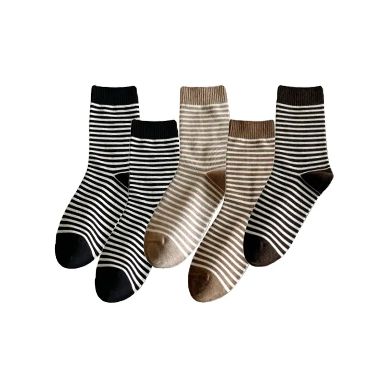 Caramella Mid Calf Socks Women's Shopping Bag Combo Set-1