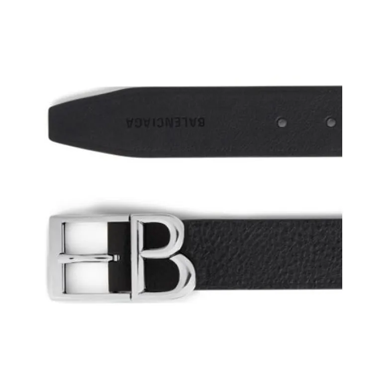 Balenciaga Logo Plaque Belt-2