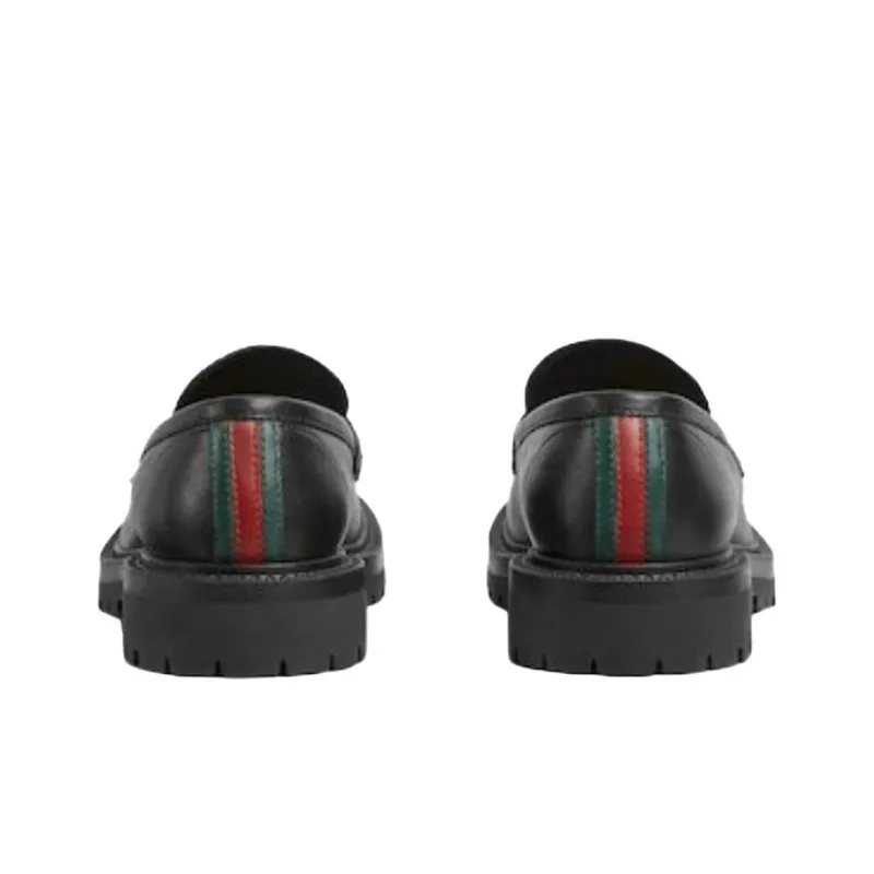 GUCCI Loafers Men Black-4