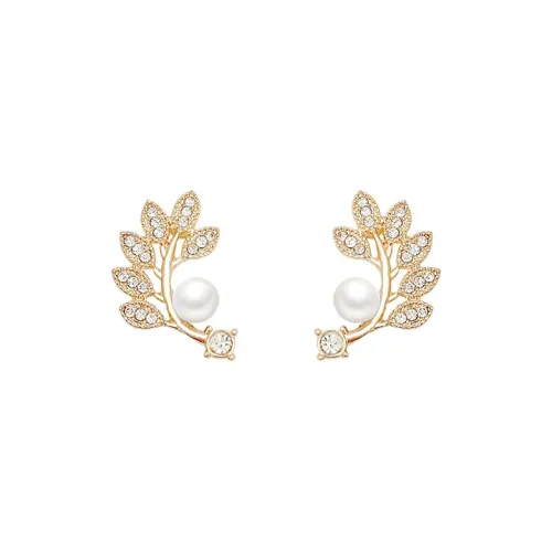 May10th S925 Silver Stud Stud Earrings Women's