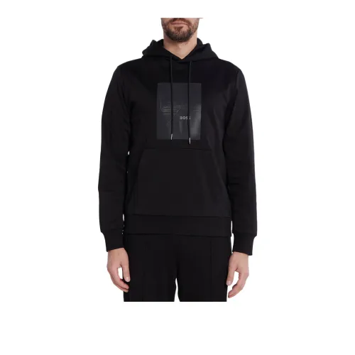 HUGO BOSS SS24 Sweatshirt Men's Black