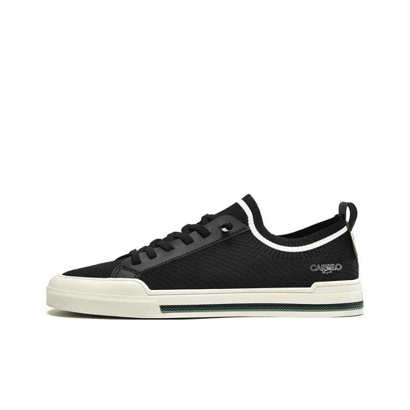 CARTELO Vintage Design Flyknit Shoes Low Top Casual Shoes Men's-20