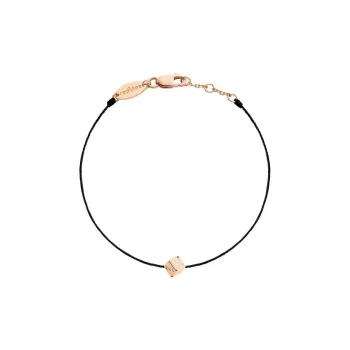 Redline 18kt Rose Gold Pure Diamond String Bracelet