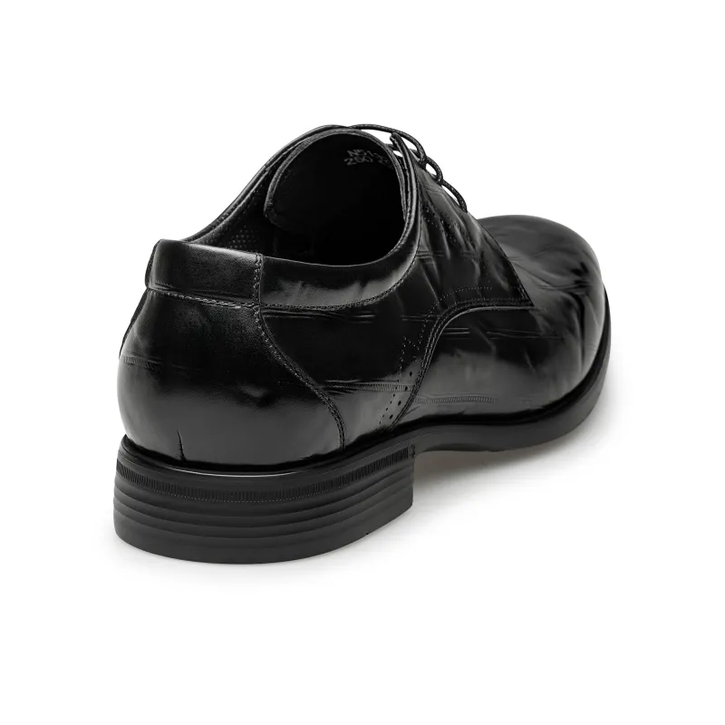 ZRO Dress Shoes Men Low Top Black-4