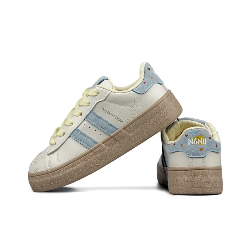 N6N8 Slip Resistant, Abrasion Resistant, Lightweight Low Top Skateboard Shoes Women's-10