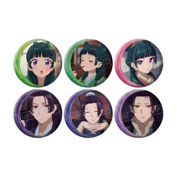 SUNRISEPOP Girlish Apothecary's Murmur Cat Nini Anime Merchandise Gold Foil Shimmer Badge Badges