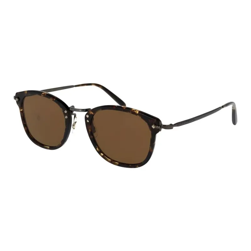 Oliver Peoples Acetate Oval Sunglasses Unisex Antique Gold-0