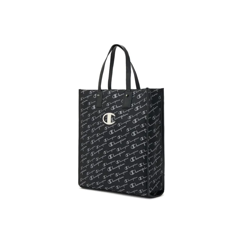 Champion Canvas Tote Bag, Shopping Bag, Handbag, Shoulder Bag Medium Size Unisex Dark Blue/Black-5