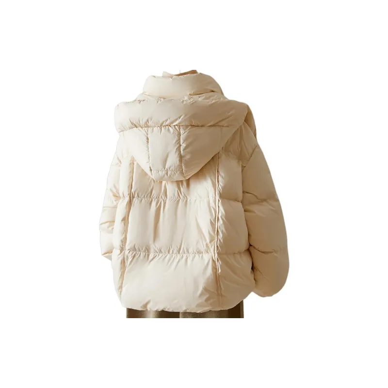 IHIMI Down Jacket Women's Cream White-1