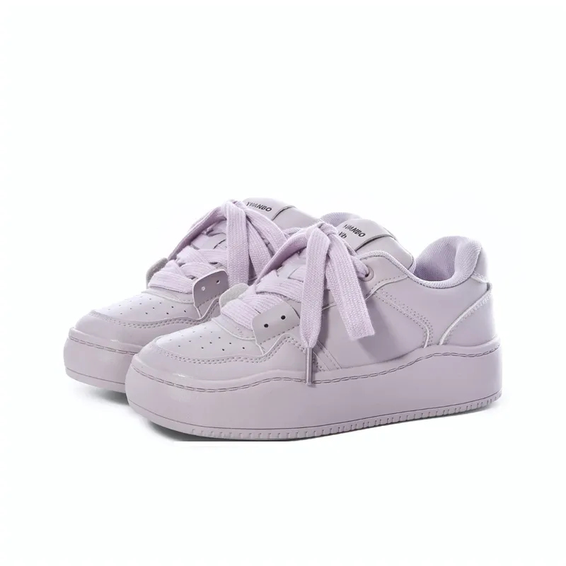 PIPI PURPLE Low Top Skateboard Shoes Women's-26