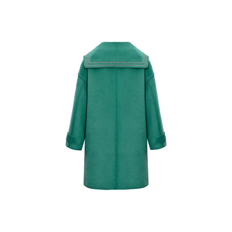 DIFFIE RIEGER Coats Women's Sage Green-1