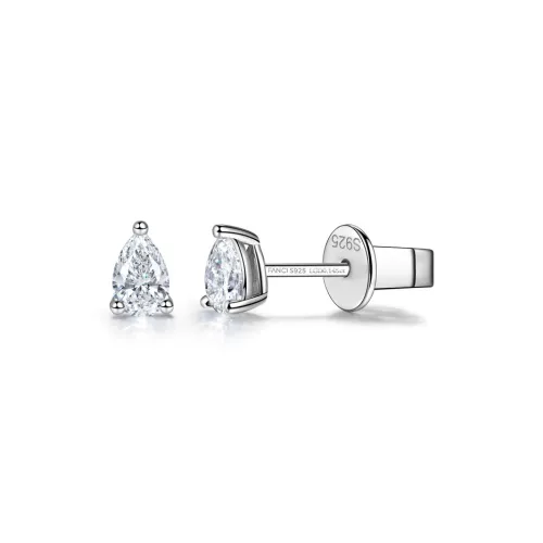 FANCI S925 Silver Stud Earrings Women's