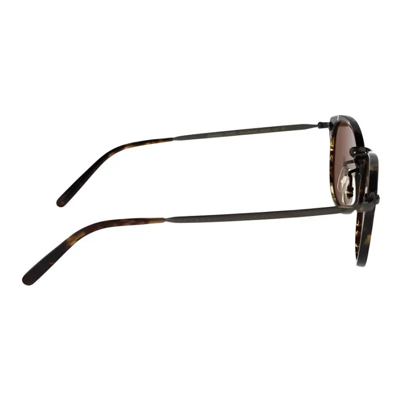 Oliver Peoples Acetate Oval Sunglasses Unisex Antique Gold-3