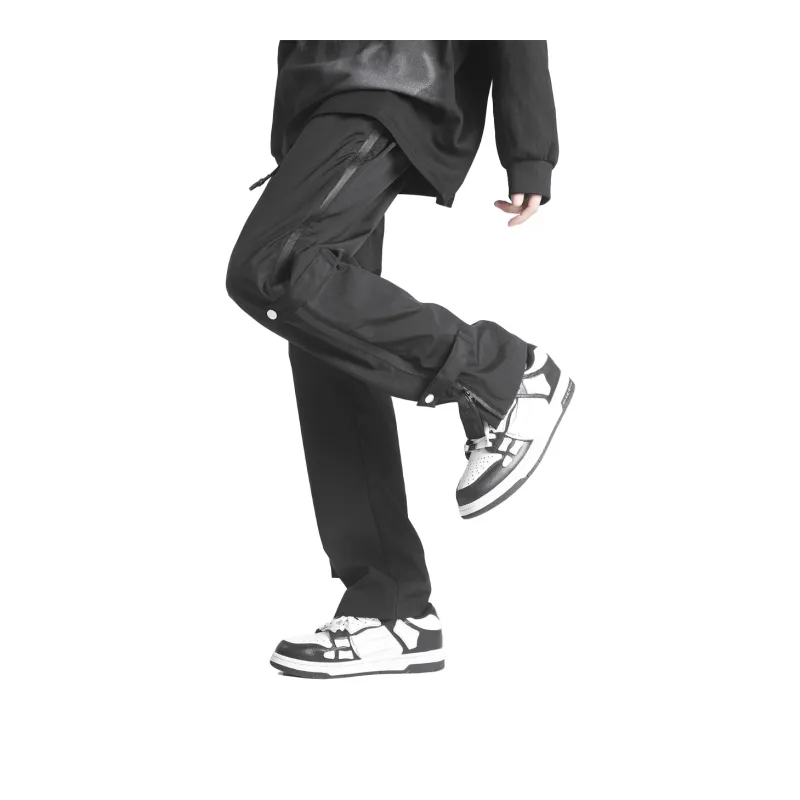 WELTER EXPERIMENT Casual Pants Unisex Classic Black-11
