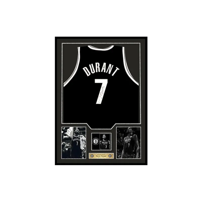 Three For Brooklyn Nets Basketball Fan Supplies Beckett Certification Framed Black Unisex-0