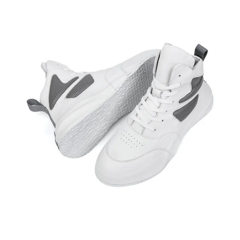 Paladin Anti-Slip And Wear-Resistant Height Increasing High-Top Casual Shoes Men's-9