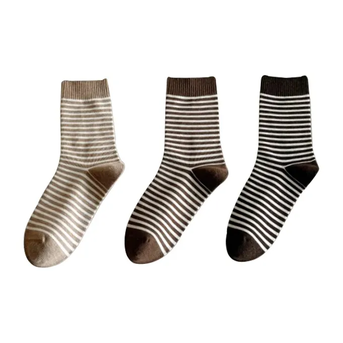 Caramella Mid Calf Socks Women's Shopping Bag Combo Set-10