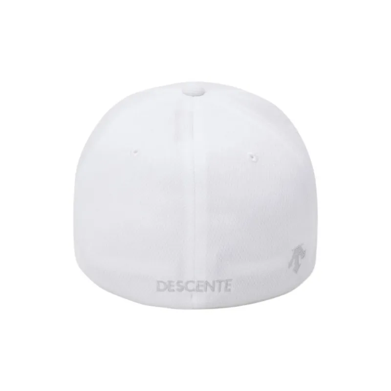 DESCENTE Polyester Baseball Caps Unisex White-2