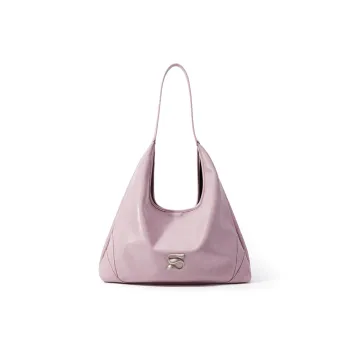 MCMIKO Artificial Leather Tote Bag Shopping Bag Crossbody Bag Shoulder Bag Women's Light Purple