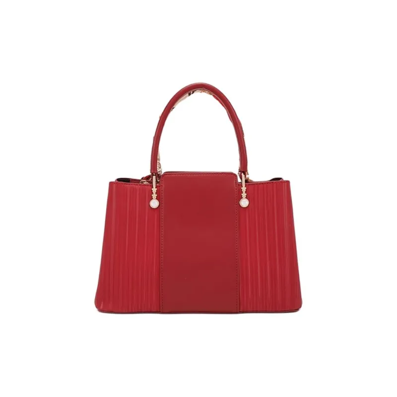 PAYOT Microfiber Synthetic Leather Shoulder Bag Crossbody Bag Handbag Women's Burgundy-2