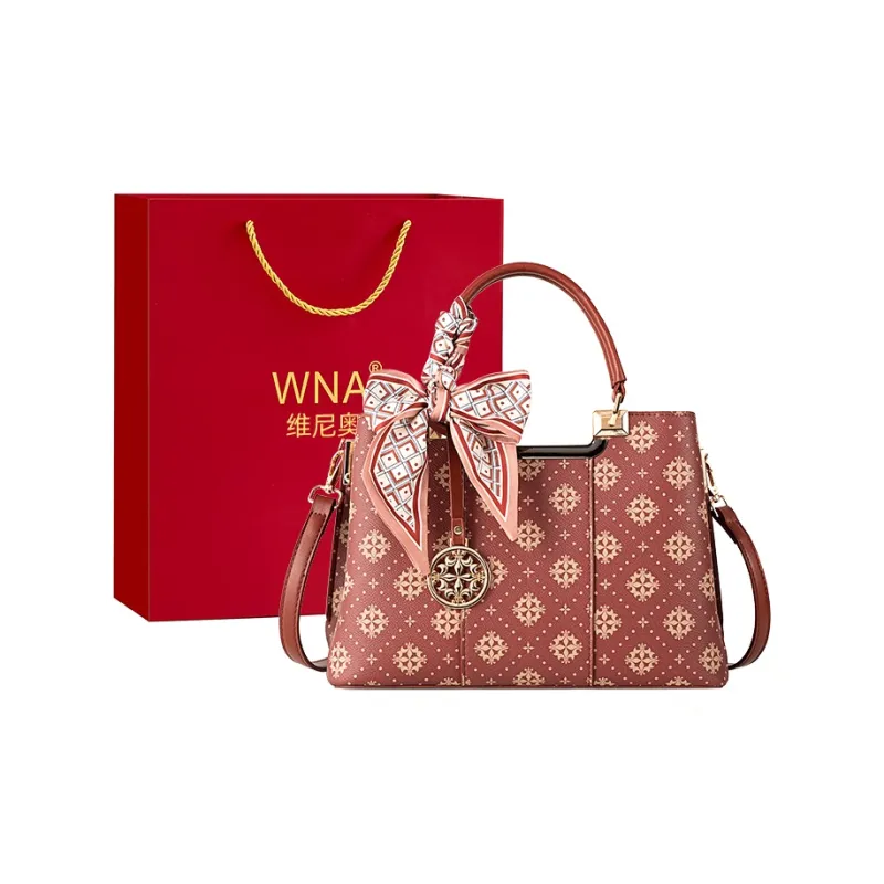 Vigno Synthetic Leather Handbags Shoulder Bags Regular Women's Red-8