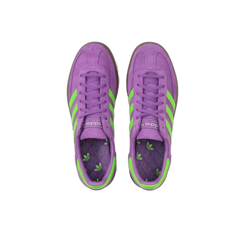 Adidas Originals HANDBALL SPEZIAL Anti Slip Wear Resistant Low Top Skateboard Shoes Unisex Purple Green-2