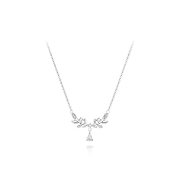 BLANK IN BLANK Sterling Silver Necklaces Women's Bestie Girlfriend Couple Birthday
