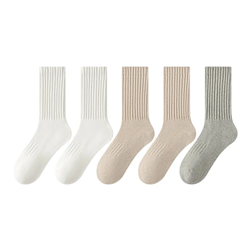 XXLLG Mid Calf Socks Women's Combo Set-5
