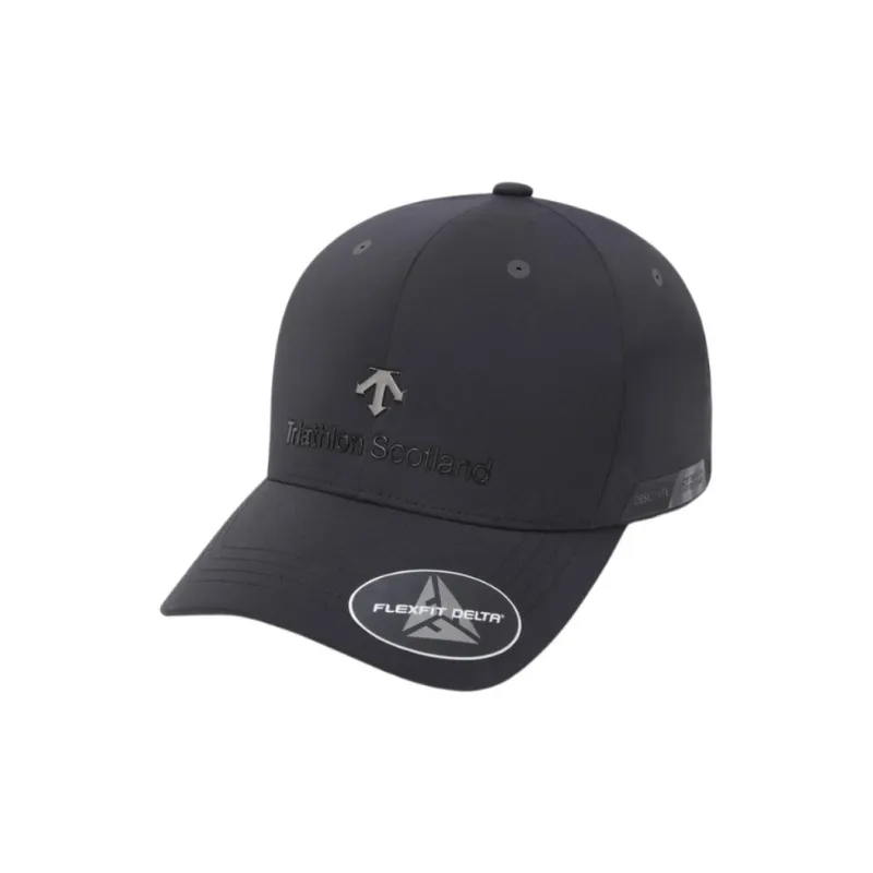 DESCENTE Polyester Baseball Caps Unisex Black-0