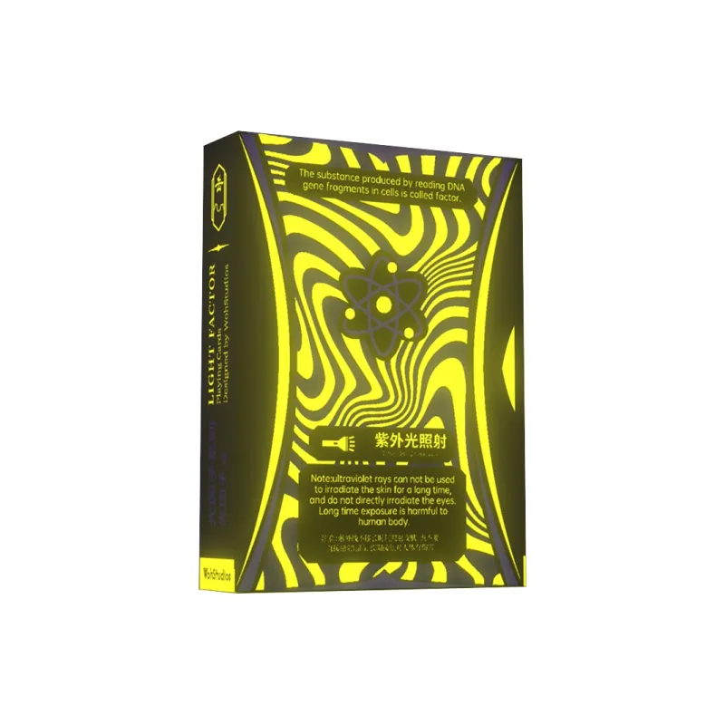 WohStudios Flower Cutting Board Light Factor Α/β Tidal Play Paper Card Fluorescent Purple Color-Changing Poker Cards-1