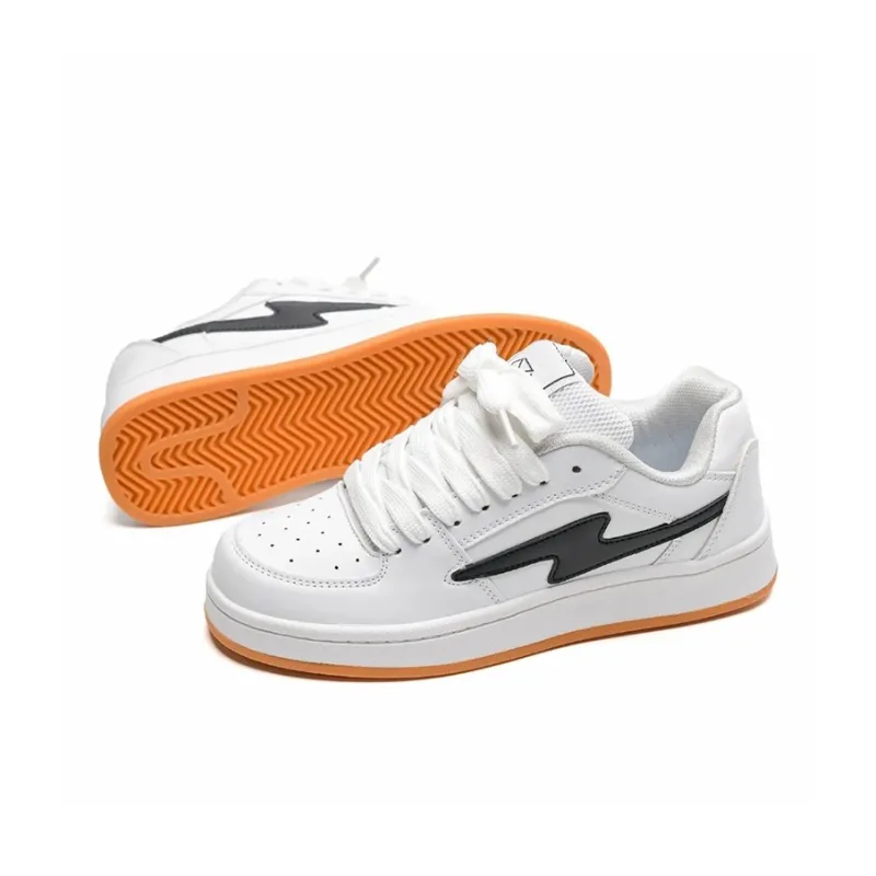 Medd Puffy Skateboard Shoes Anti-Slip Wear-Resistant Low-Top Skateboard Shoes Unisex-11