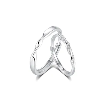 MIDNIGHT MOMENT Alloy/Sterling Silver Rings Unisex
