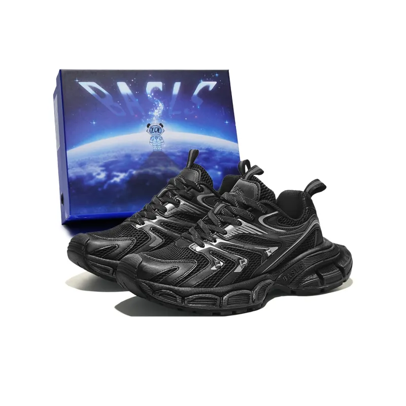 BASLS Bashe Series Lightweight And Breathable Low Top Chunky Sneakers Unisex-35