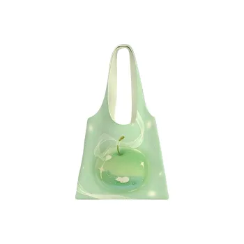 AOSONG Suede Tech Fabric Shoulder Bag Regular Women's Green