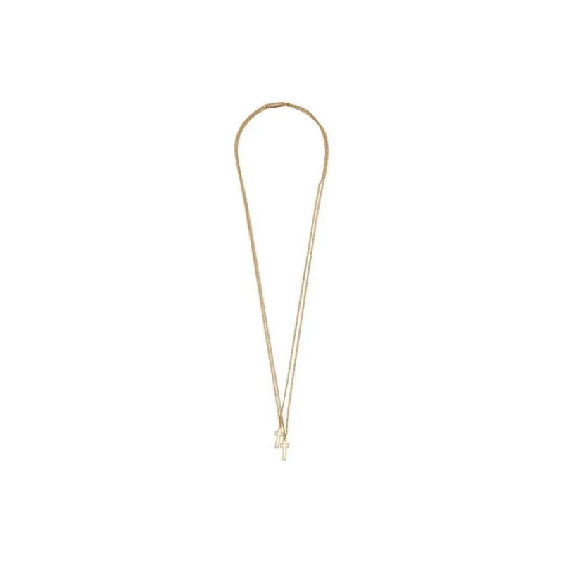 DSQUARED 2 Double Layer Jesus Necklace-1